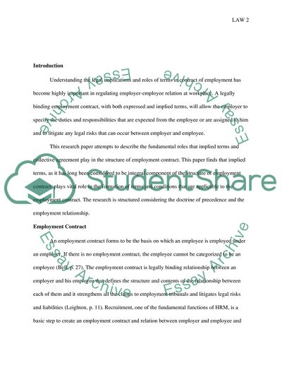 Employment Law Issues