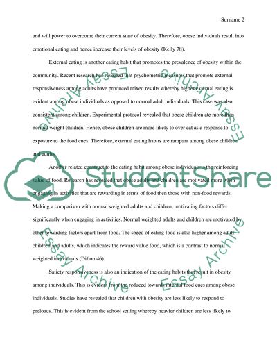 Obesity caused by Bulimia Nervosa
