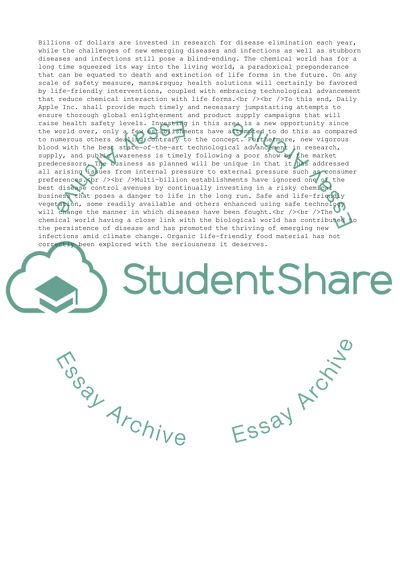 Health Care Entrepreneurial Business Plan: Daily Apple