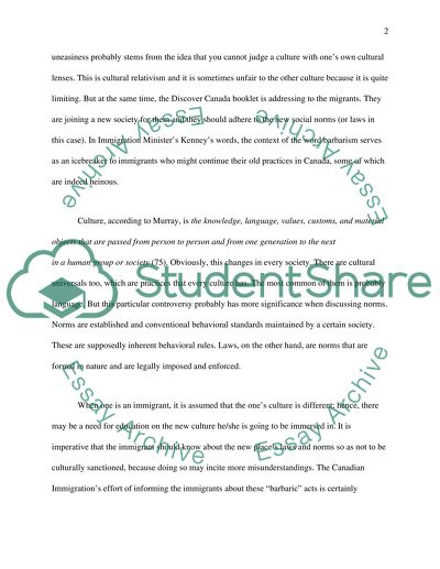 Barbarism and its Cultural Construct