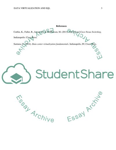 Association between data virtualization and SQL Joins