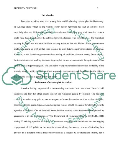 American security culture in history