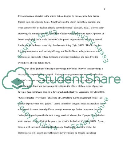 The Technical Details behind Solar Energy Production