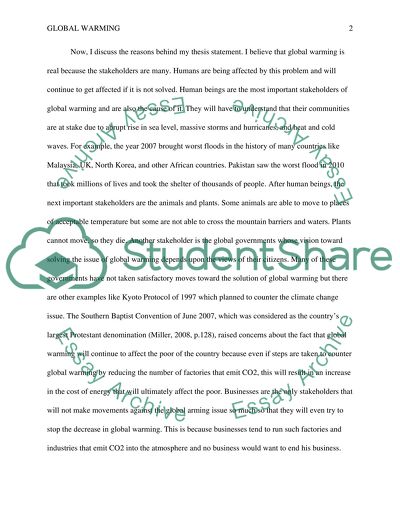 Global Warming is Real