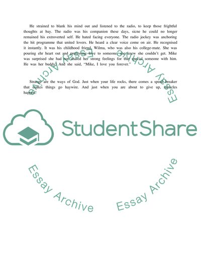 When Miracles Happen