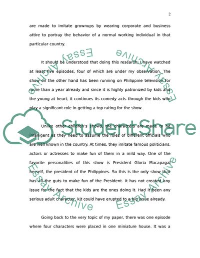 Critical Analysis Paper