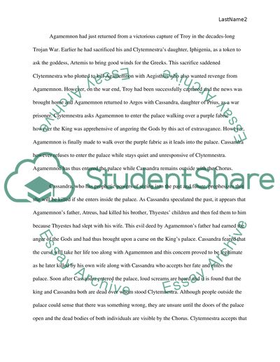 The Oresteia of Aeschylus Critique