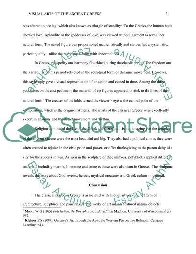 Ancient Greek art of the Classical period depicts beauty through the balance of naturalism and idealism