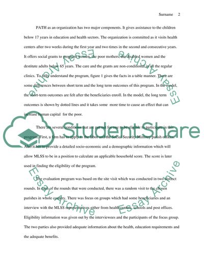Evaluation of Jamaicas Path