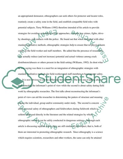 Doin the Hustle by Venkatesh and Personal Safety in Dangerous Places by Williams