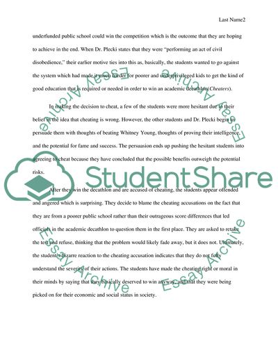 Cheaters by John Stockwell