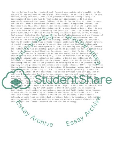 Effective Leadership Practices Project