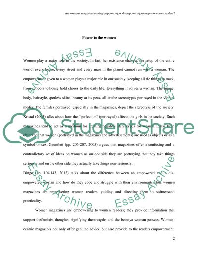 Are Womens Magazines Sending Empowering Or Disempowering Messages To Women Readers