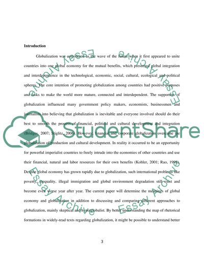 Key Debates and Thinkers on Globalization