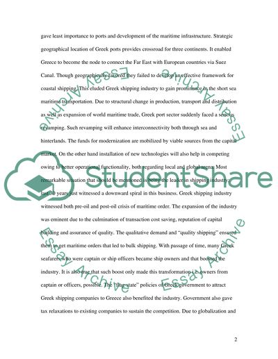 Post Crisis Ship Finance - Greek Perspective