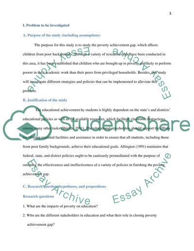 research proposal on poor performance in english