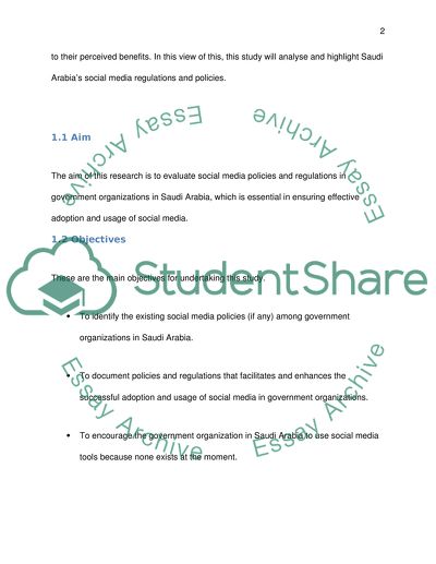 Policies and Regulations of Social Media