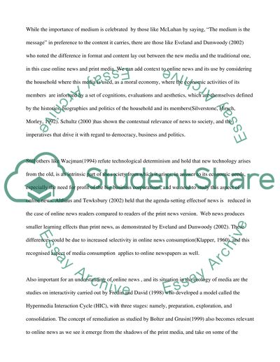 New media essay