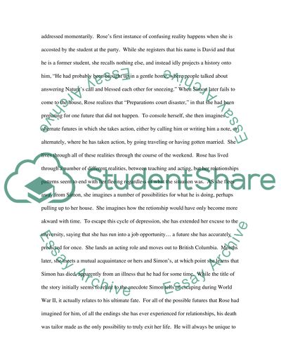 An Examination of Intertextuality Between Alice Munros Simons Luck and Margaret Atwoods Happy Endings