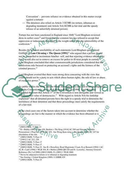 Lord Binghams Dicta on the Principle of Legality