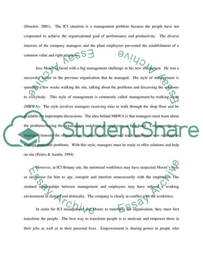 Case study (Leading in Organisations)