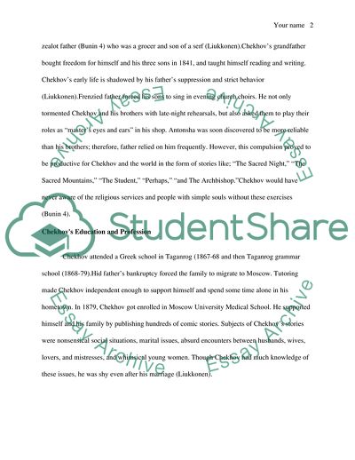 Chekhovs Life and Works