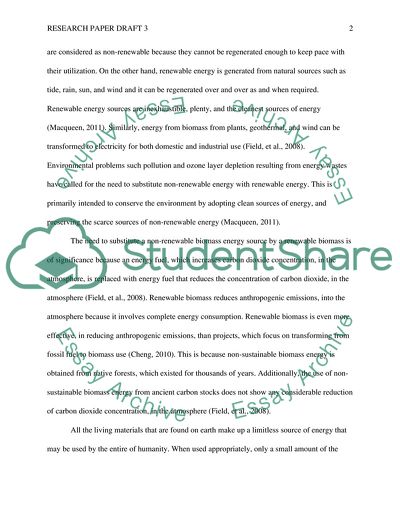 Substituting Non-Renewable Energy With Renewable Energy
