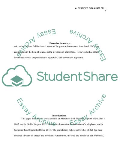 The Life of Alexander Graham Bell