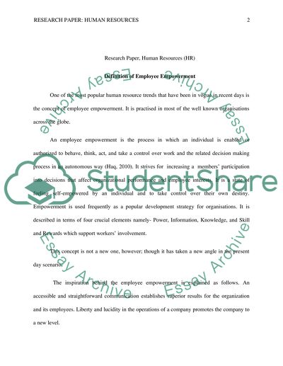 Choose an International Human Resource Trend that affects you now or may in the future: