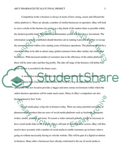 Aspects of eBuy Pharmaceuticals IT