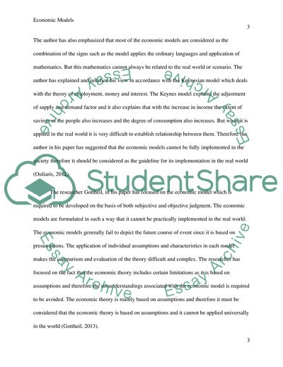 Why Economic Models that We Study in Theory Fail When Applied to the Real World