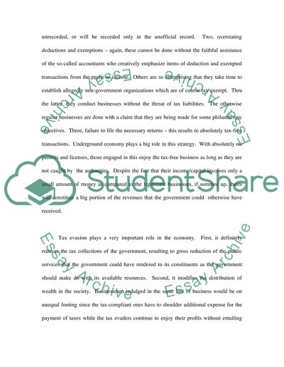 Tax Evasion - How It Affects the Economy Worldwide