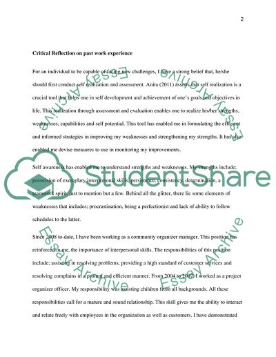 How to write a work experience essay image