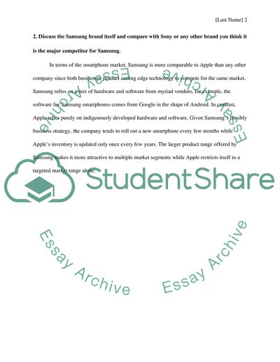 Samsung: Building a Great Brand