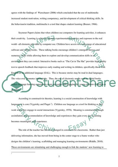 Multimedia as a Useful tool in Education