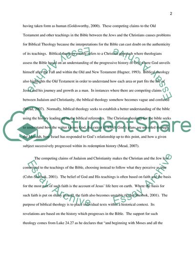 Problems for Biblical Theology