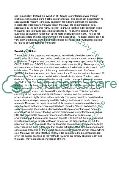 Human computer interaction