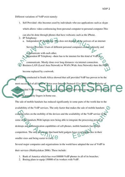 Electronic-Commerce Security: Voice Over Internet Protocol