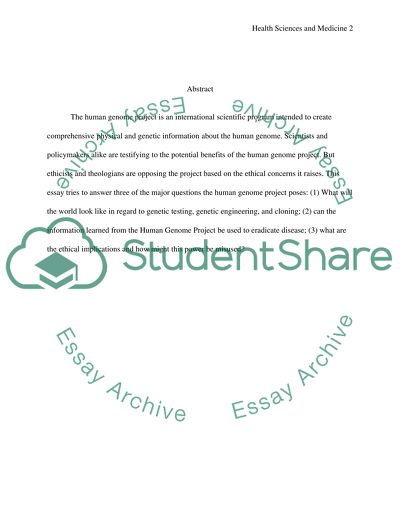 Human Genome Project: Challenges, Opportunities, and Ethical issues
