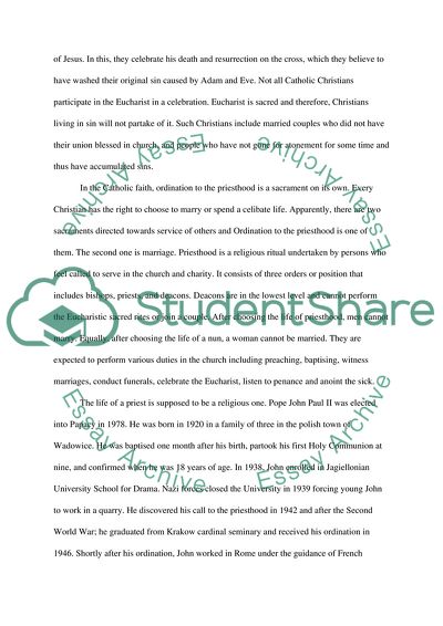 Sacred Rite - Roman Catholic Christian Sacramental Worship