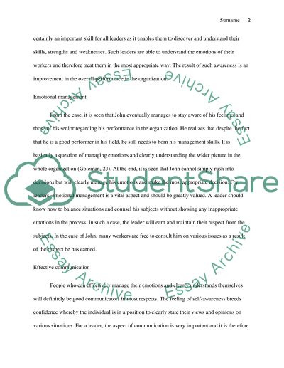 Emotional Intelligence