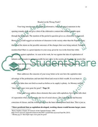 Economic and Moral Devastation