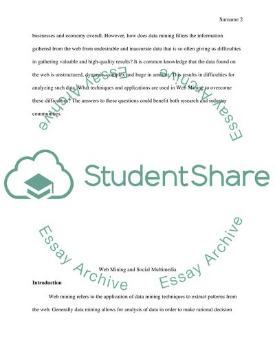 Web Mining and Social Multimedia