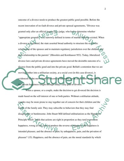 Divorce: Civic Republicanism and the Biblical Tradition