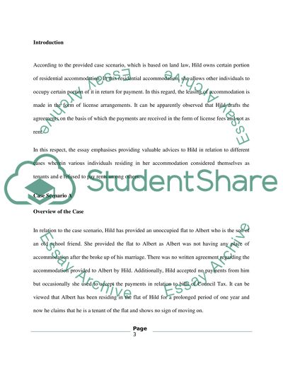 Land Law - Advises to Hild