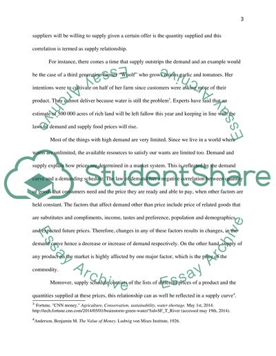 Choices and Tradeoffs in the Market