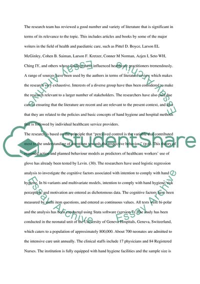 Critique of Research Paper