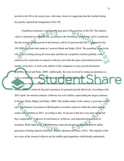 Online Sport Gambling Sector