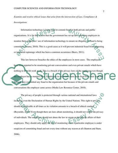 Legal Issues in Information Security