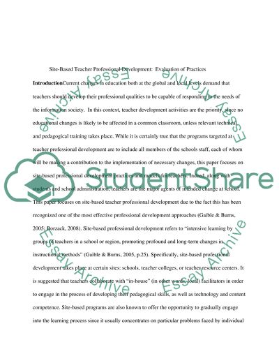 Professional Development Article Reviews